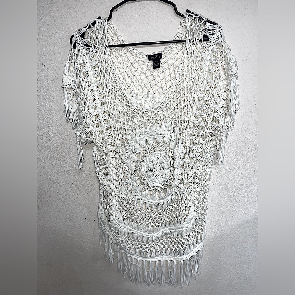 Rue21 Crochet Cardigan Duster